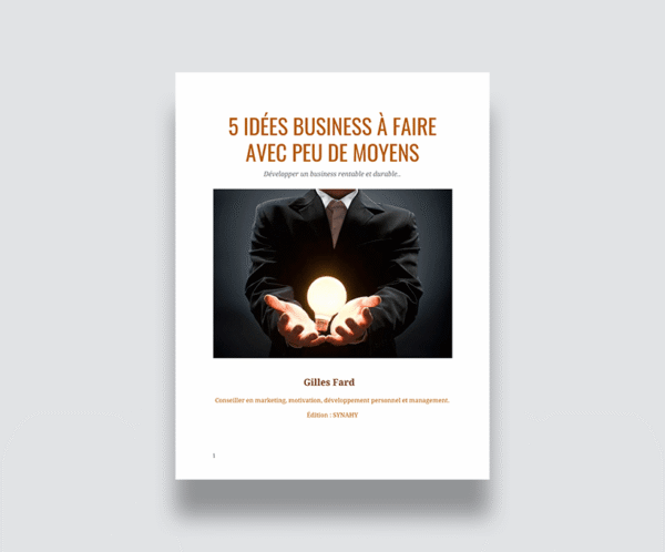 5 idées de Business